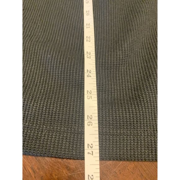 Spyder Mens M Waffle Knit Black Ski Snowboard Winter Pullover Casual - Picture 6 of 9